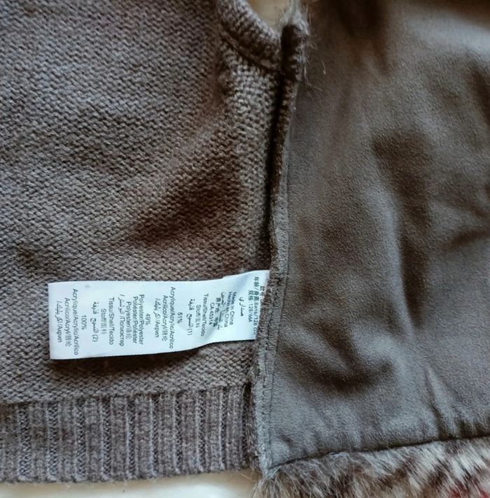 Gilet fourrure sans manches 8 ans - photo numéro 5