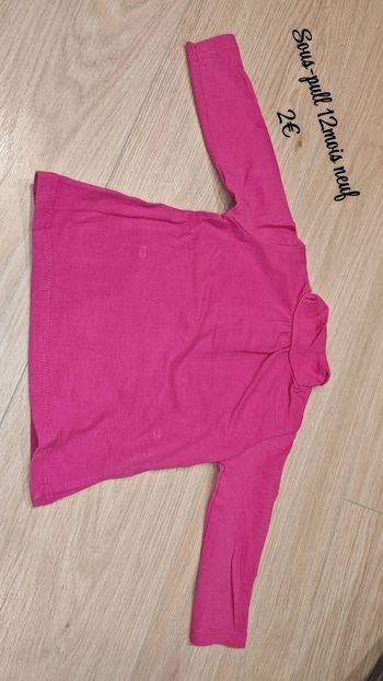 Sous-pull 12mois neuf 