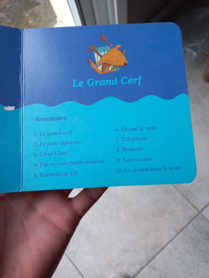 Livre pour enfants Le grand cerf - photo numéro 4