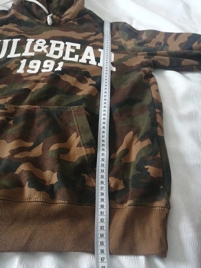 pull et pull a capuche Pull & Bear marron taille M - photo numéro 2