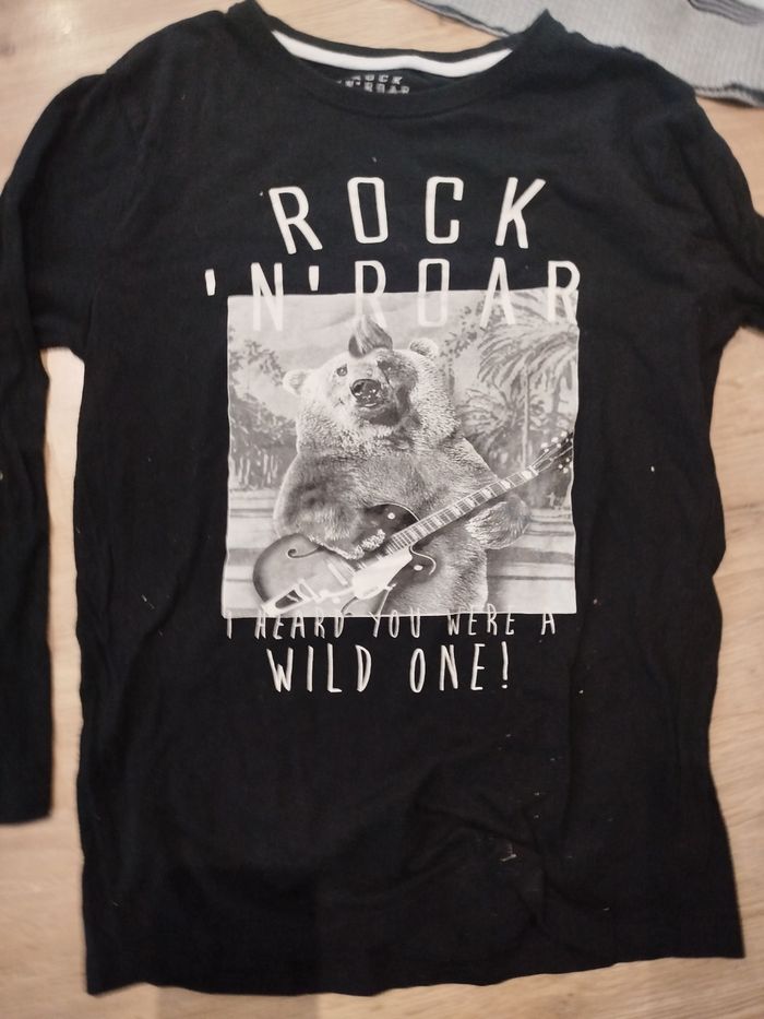 T-shirt manches longues garçon rebel 14 ans