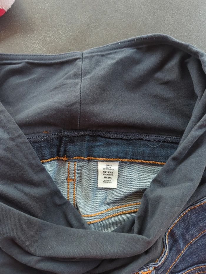 Jean skinny taille haute maternité - photo numéro 5
