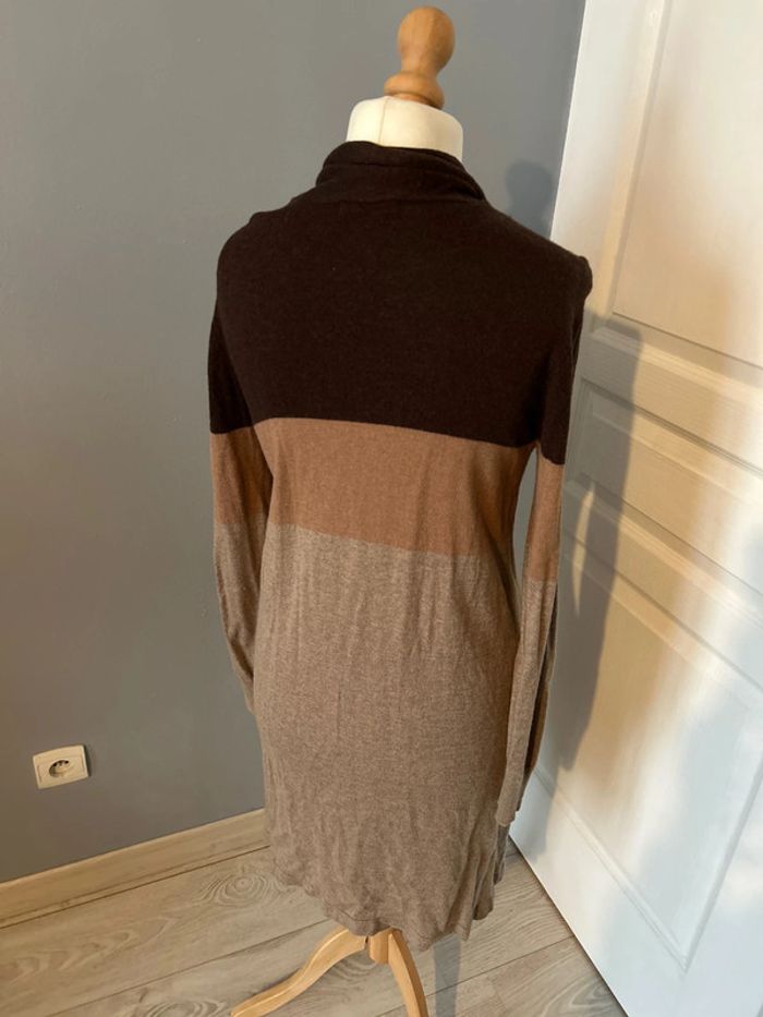 Gilet long marron Monoprix T2 - photo numéro 2