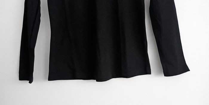 T-shirt noir à dentelle manches longues. Etam. Taille S / 36 / 38 - photo numéro 3