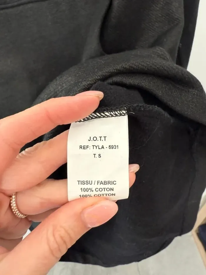 Robe sweat Jott noir parfait état taille S - photo numéro 5