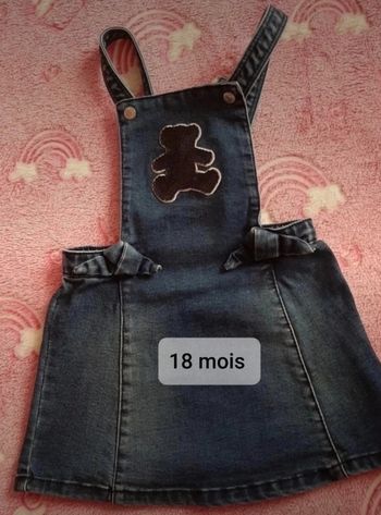 Robe en jean Lulu Castagnette 18 mois