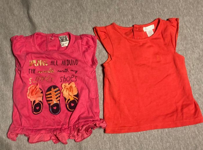 Lot 2 t shirts 3 mois