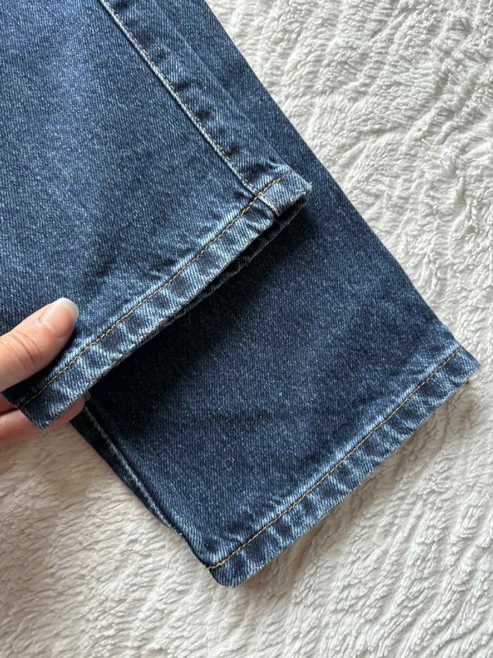 Jean Wrangler Larston bleu foncé délavé coupe slim tapered homme taille W28 38 M L32 - photo numéro 13