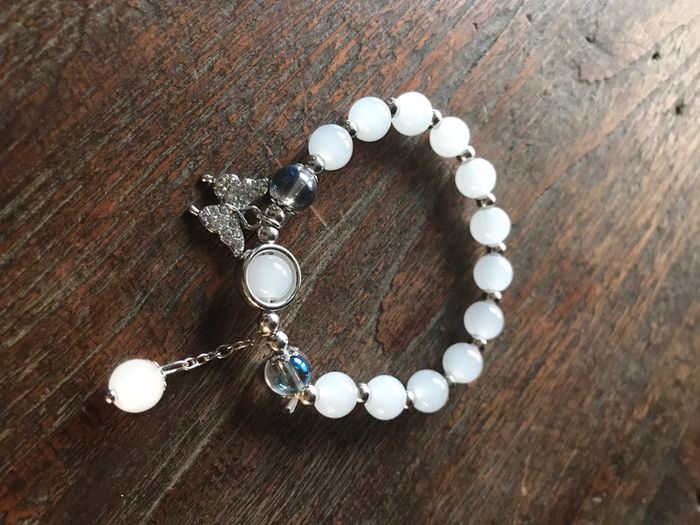 Magnifique bracelet , strass avec perles et papillon - photo numéro 7