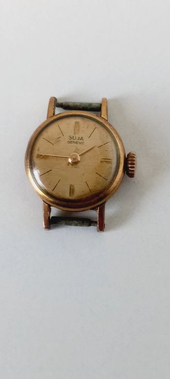 Montre vintage SUJA Genève mécanique – Fonctionne – Années 50/60