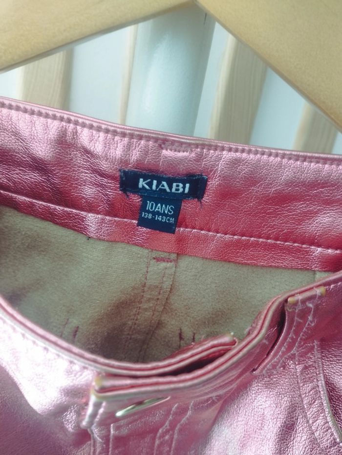 Jupe rose Kiabi brillante 10ans - photo numéro 2