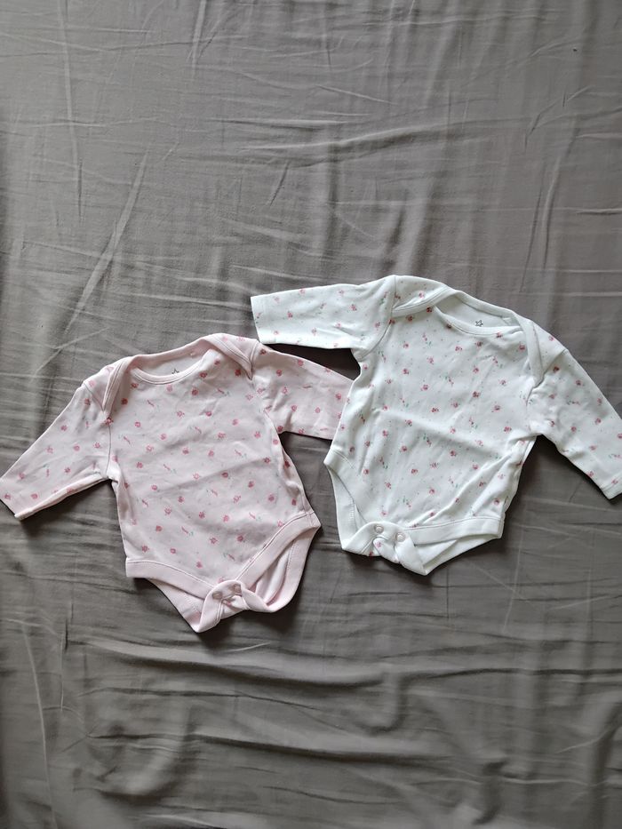 Lot de 2 bodies manches longues