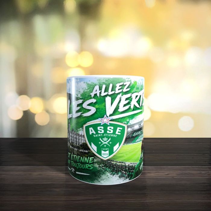 Mug St Étienne Allez les Verts - photo numéro 1