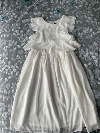 Robe blanche Sergent Major fille 10 ans