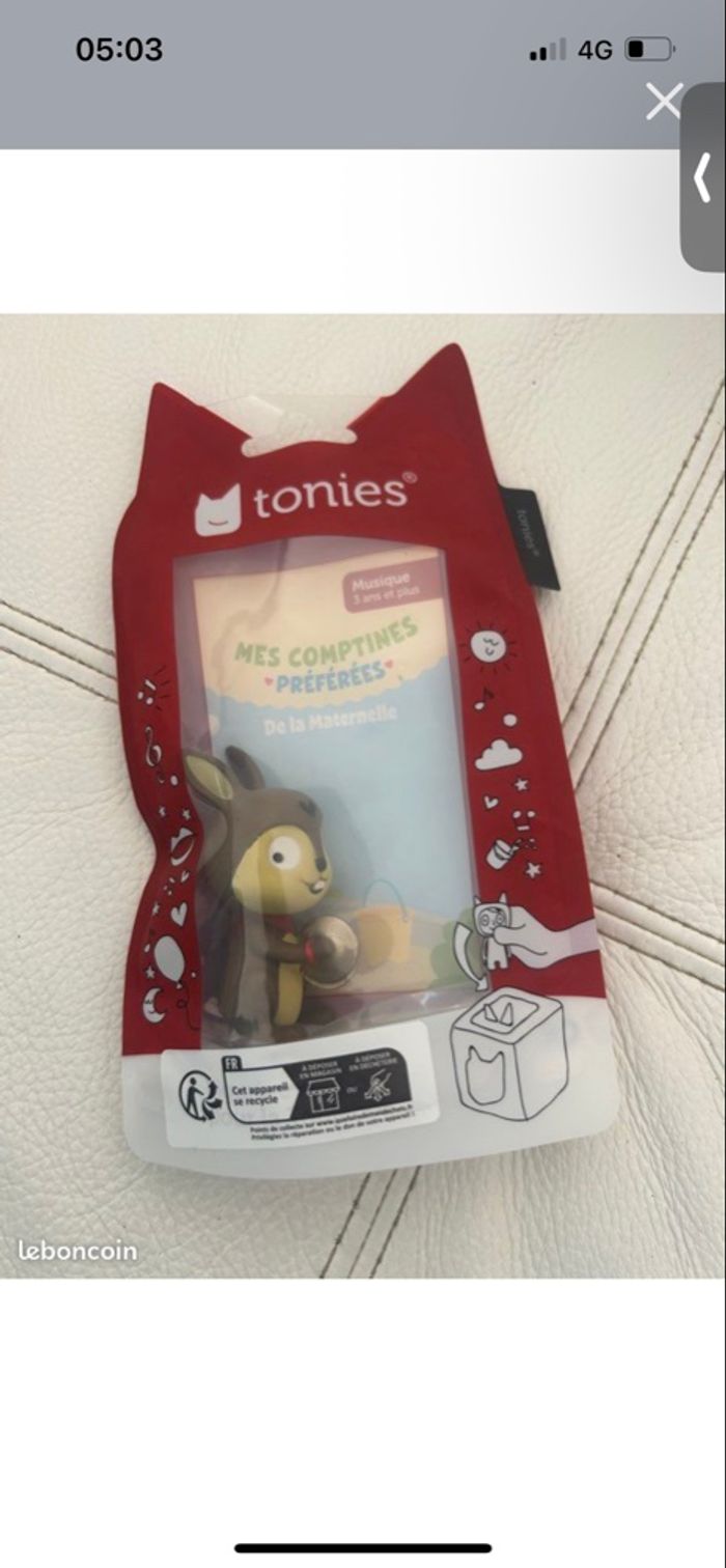 Figurine tonies pour toniebox neuf