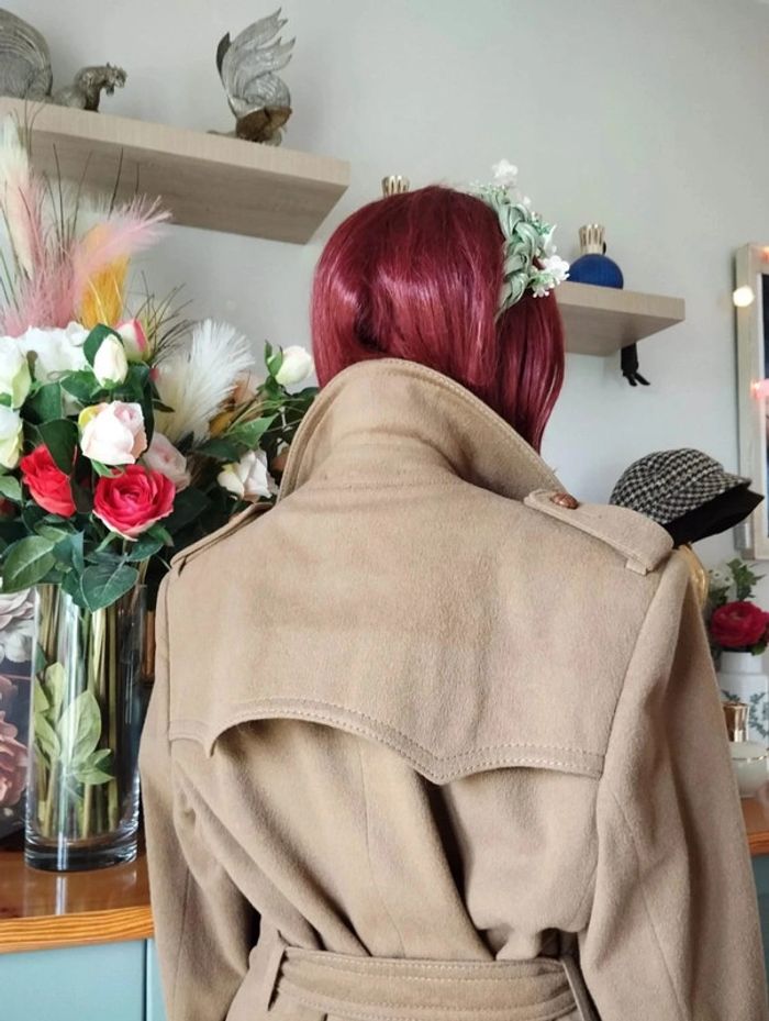 🌷Manteau Beige Vintage Pure Laine Tyrol Autrichien Steinblok T42/44🌷 - photo numéro 5