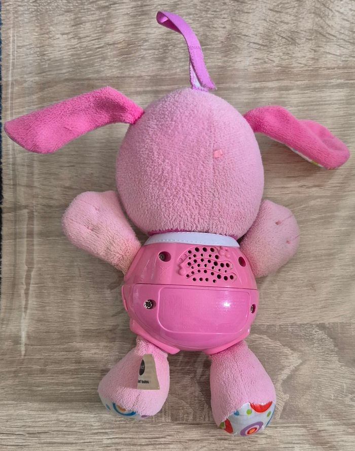 Peluche Chant'toutou rose musicale - photo numéro 2