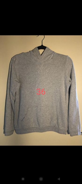 Sweat gris pailletté