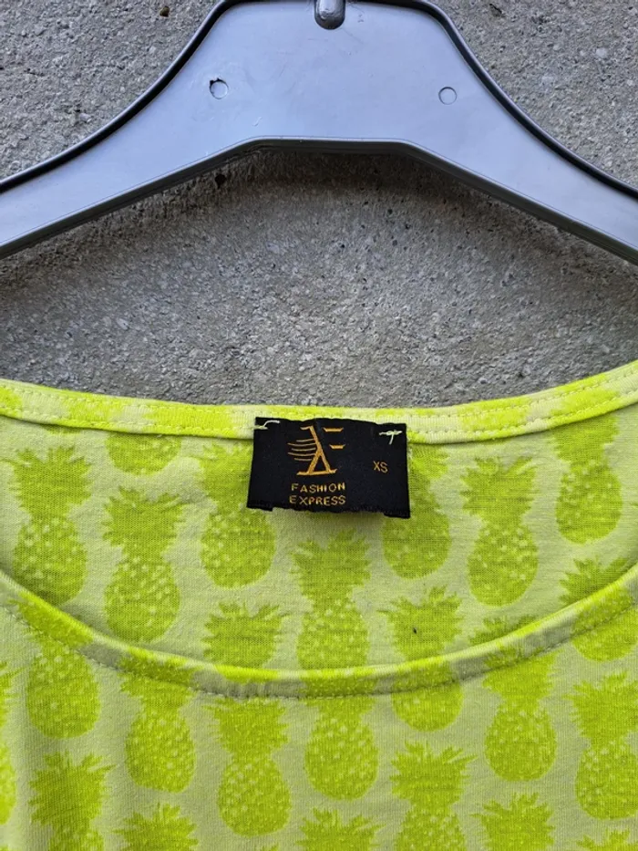 T-shirt jaune fluo - photo numéro 4