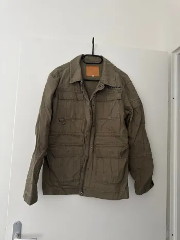 Veste Only type militaire oversize verte