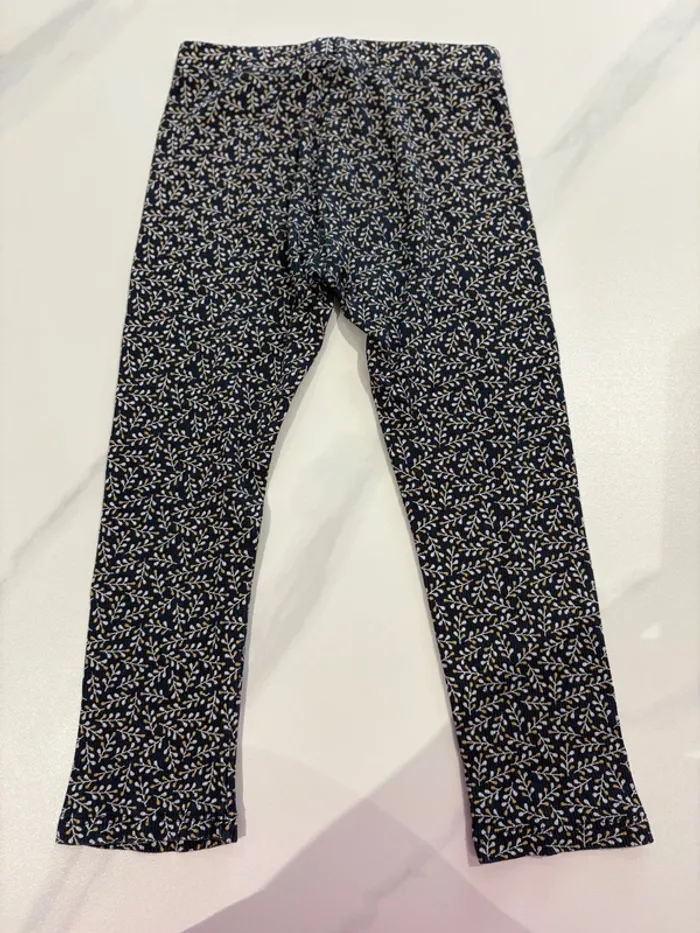 Legging bleu/blanc/jaune Okaïdi 4 ans > 104 cm - photo numéro 3