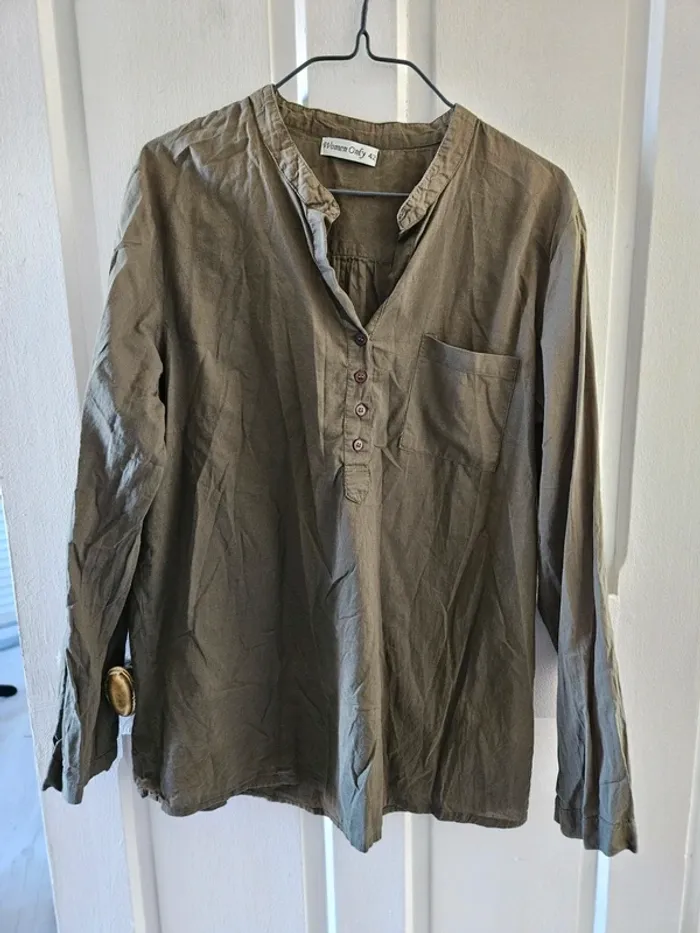 Blouse Kaki T.42 - photo numéro 3