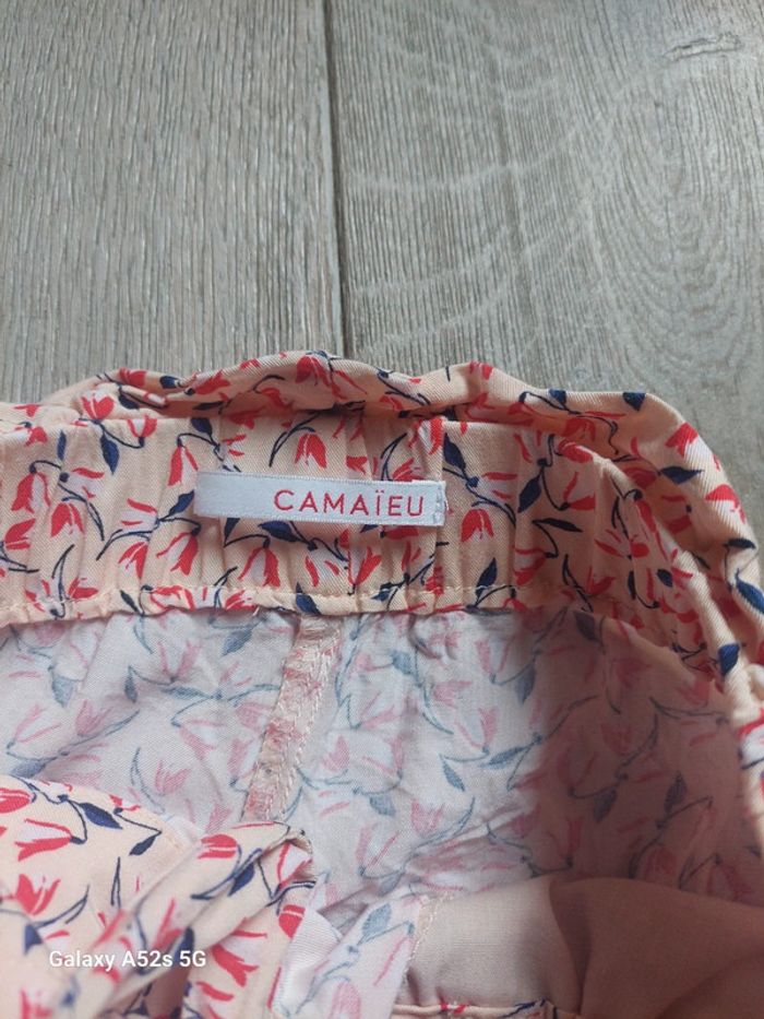 Short fleuri ample Camaieu taille M - photo numéro 2