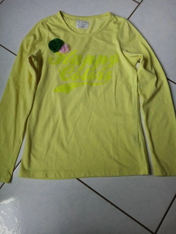 T shirt manche longue fluo 12a
