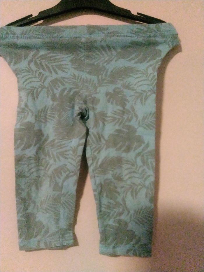 Legging imprimé vert