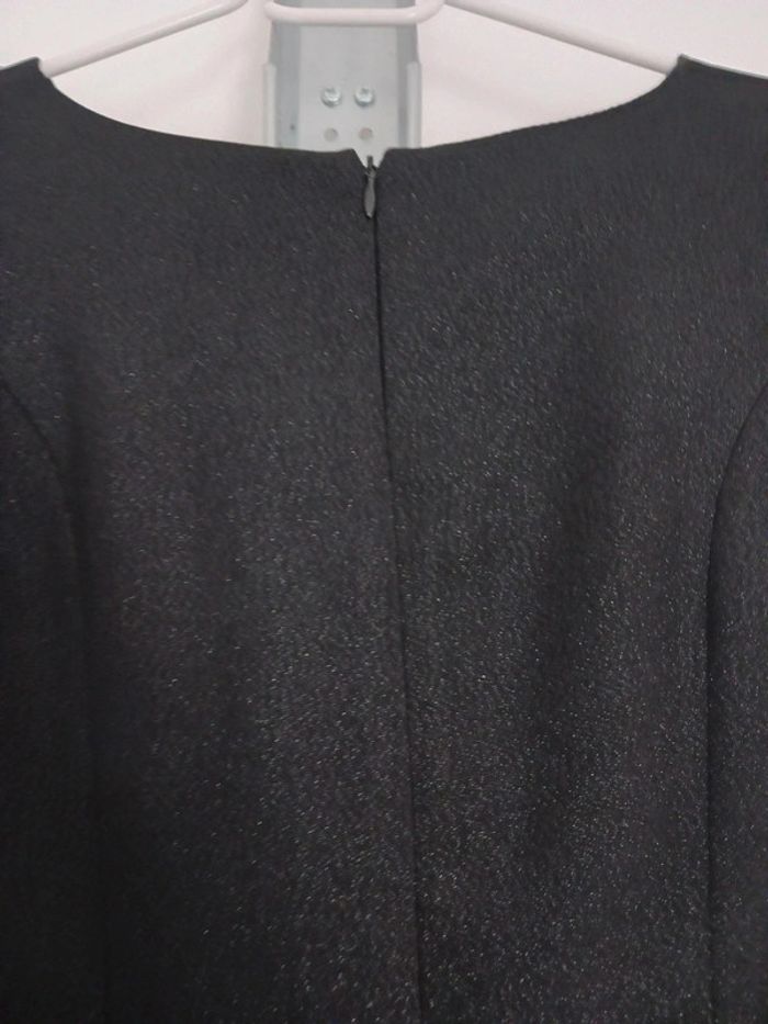 Robe noire pailletée sans manches Taille L40 - photo numéro 2