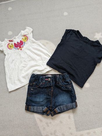 Ensemble 2 tee-shirt et un short