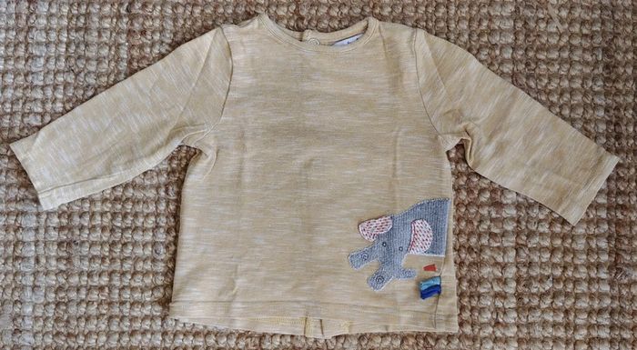 Ensemble 2 pantalons-t.shirt Moulin Roty les Papoums 3 mois - photo numéro 5