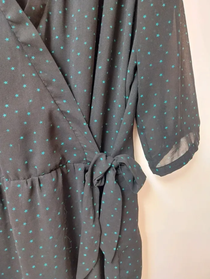 Robe noire à motifs Grain de Malice 44 - photo numéro 4