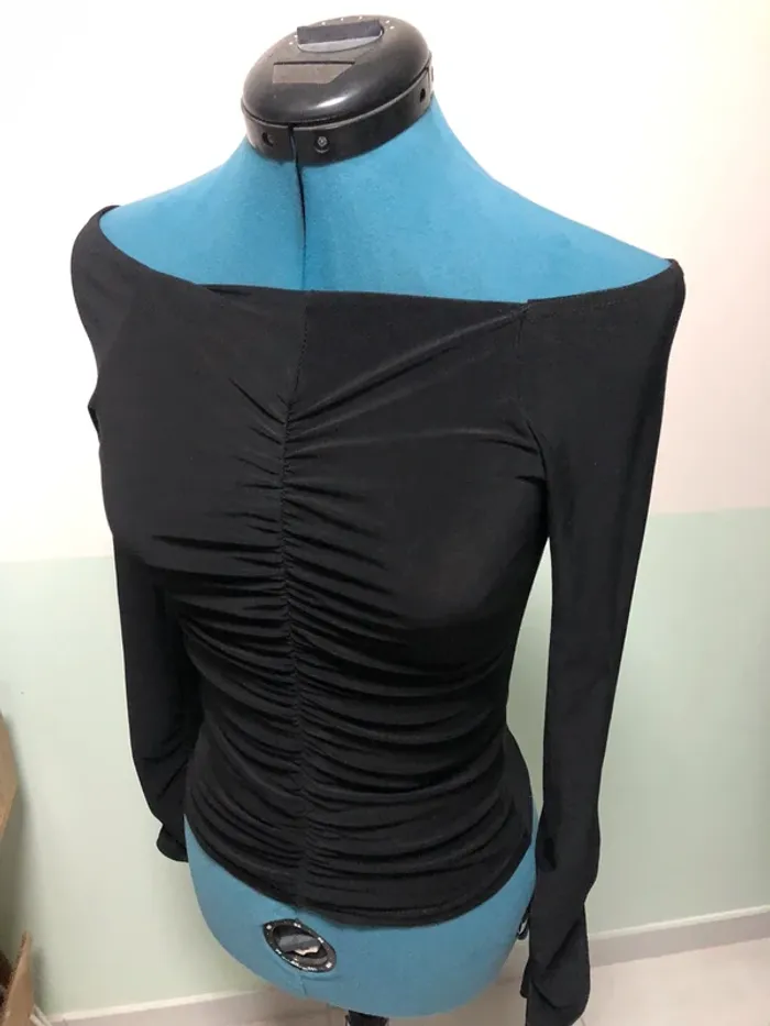 Pull léger noir Cécilia taille S Y2K vintage rétro - photo numéro 10