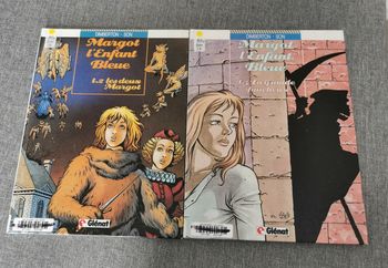 Lot de 2 bd glénat - Margot l'enfant bleue t. 2 et t. 3