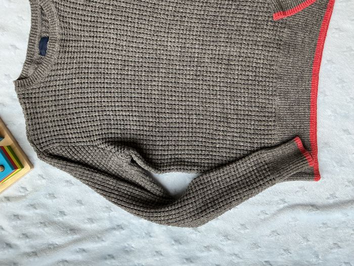 pull chaud gris et orange 12 ans gapkids - photo numéro 4