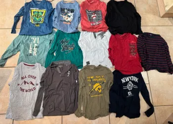 Vends lots de t shirts manches longues garçons