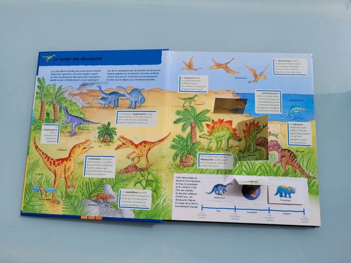 Livres animé à volets Les dinosaures, Les P'tits savants (24) - photo numéro 3