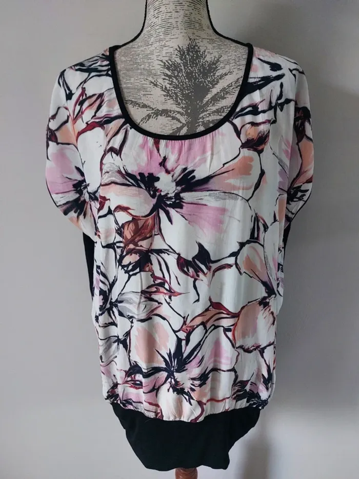 Haut fantaisie à fleurs 🌸