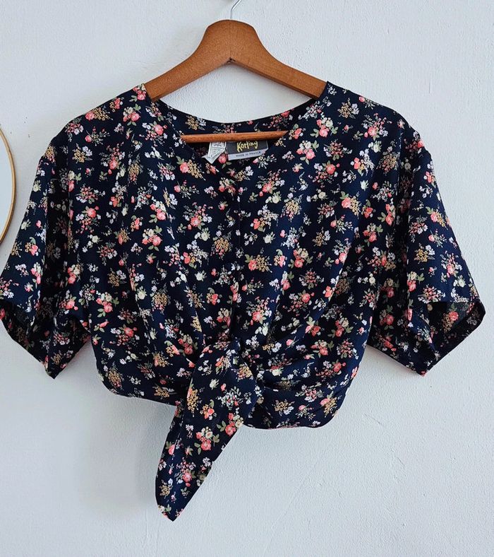 Chemisier fleuri vintage 90's