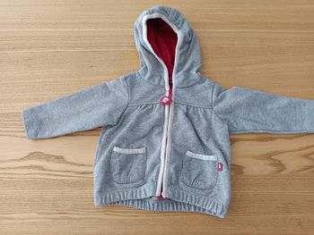 Gilet zippé Sergent major 12mois 74cm 