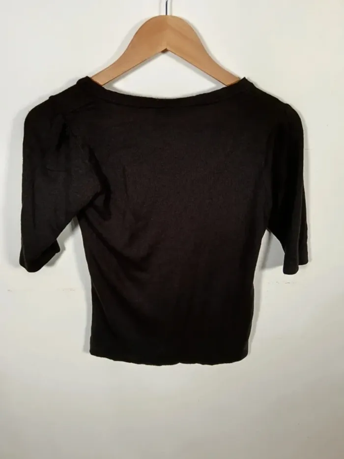 C20 blouse noir kiabi 34/36 - photo numéro 2