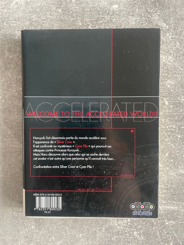 Manga Accel-world Tome 2 en version française. - photo numéro 2