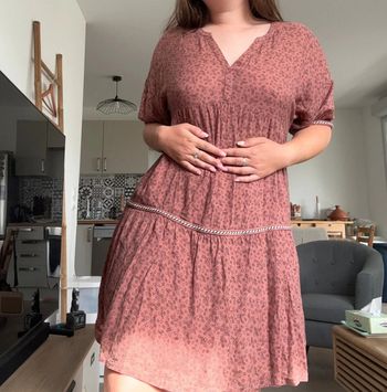 Robe bohème terra cota bonobo taille L