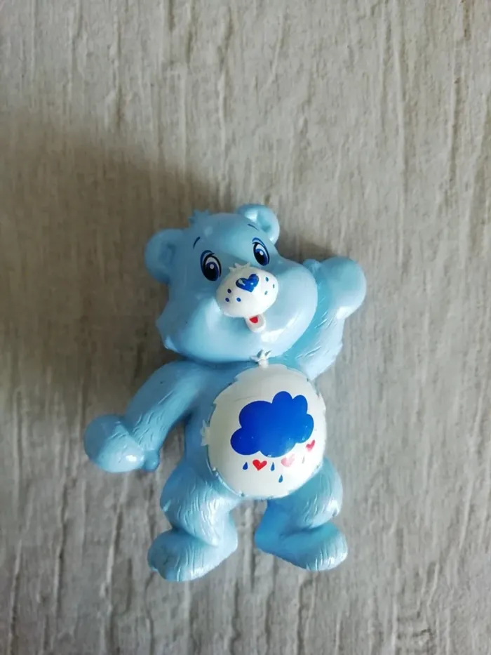 Figurine porte sucette Bisounours touronchon grumpy bear
