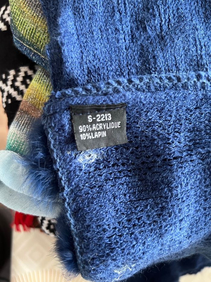 Snood bleu - photo numéro 5