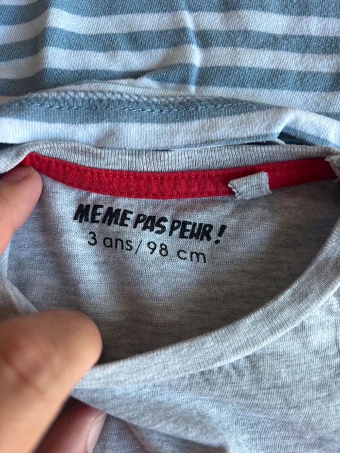 Lot de 12 t-shirts 3 ans bon état - photo numéro 3