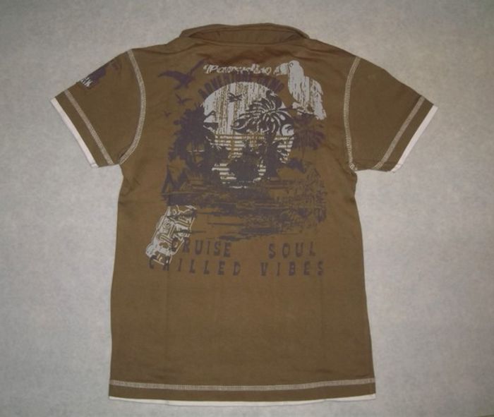 Maillot col polo, dos imprimé - photo numéro 2