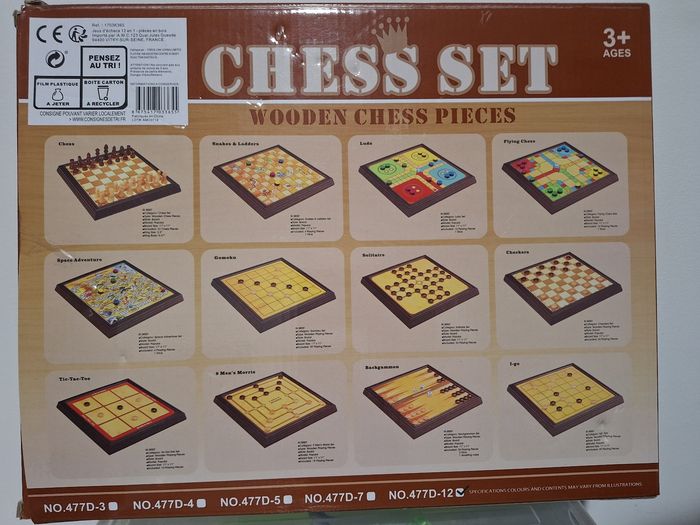 Jeux de société 12 en 1 - photo numéro 2