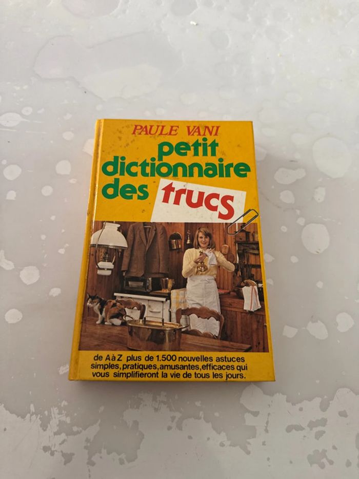 Livre petit dictionnaire des trucs